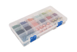 Gamma Коробка для шв. принадл. ОМ-040 пластик 23 x 12.2 x 3.4 см СК/Распродажа прозрачная