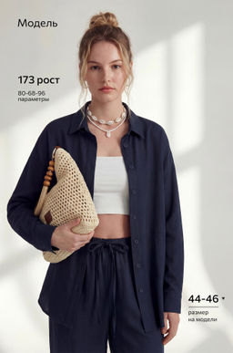 Женская льняная рубашка Happyfox - Happy fox фото 22