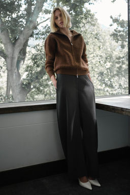 100% BOUCL_ WOOL BOMBER JACKET