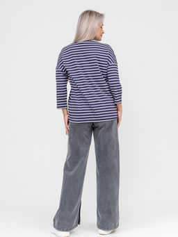 Лонгслив Николь Хлопок 95%, лайкра 5% тельняшка - Ивассорти фото 14