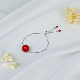 Браслет регулируемый с Сердоликом