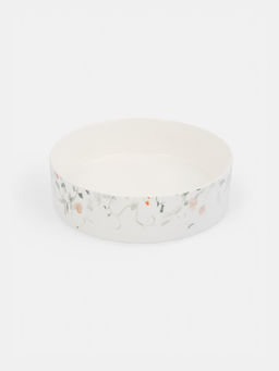 Блюдо, 23х6 см, с бортами, фарфор N, белое, Цветы и листья, Primrose - Anna lafarg фото 3