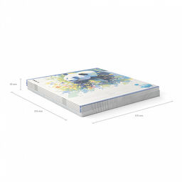 Цена за 10 шт. Тетрадь школьная ученическая ErichKrause Flower Panda, 24 листа, клетка (в плёнке по 10 шт.)_MIX-PACK  фото 11