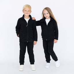 Костюм детский флисовый черный 762(ш) (110, 60)
