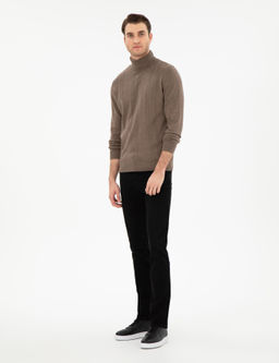 Antrasit Slim Fit Jean Pantolon