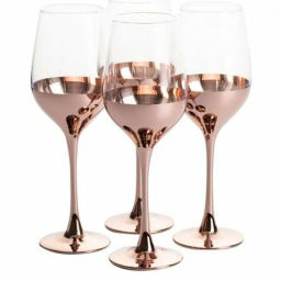 Набор бокалов для вина СЕЛЕСТ ЭЛЕКТРИЧЕСКАЯ МЕДЬ 4шт 270мл арт.O0080 /Люминарк/