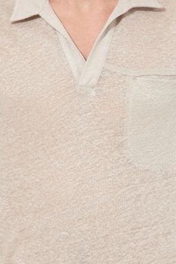 U. S. Polo Assn Мужская футболка с воротником-поло Stone - U.s. polo assn фото 6