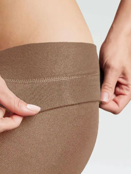 Колготки женские теплые с флисом TEATRO ICE STYLE 240 den темно-бежевый  фото 7