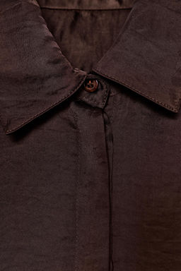 SATIN SHIRT ZW COLLECTION - Zara фото 4