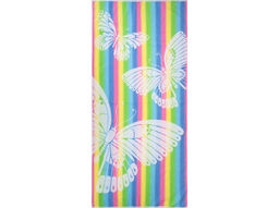 6с102.411ж1 Бархатный сезон (св.радужка) Полотенце махровое 67х150см