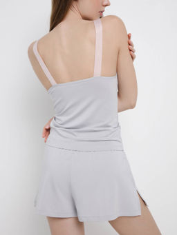 CONTE Топ из бамбука с широкими бретелями NEW LUXURIES LHW 1546 grey-cameo grey-cameo
