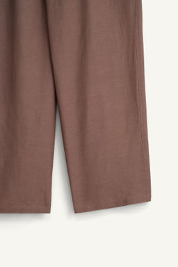 PANTAL?N CRUZADO RELAXED FIT / Gris topo - Zara фото 10