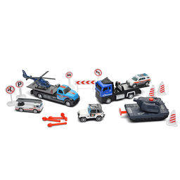 Набор машин "Полицейские службы" металл, в коробке