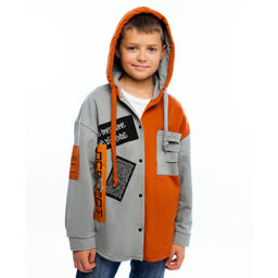 Рубашка футер 2х нитка начес 1688310101 - Юлла фото 2