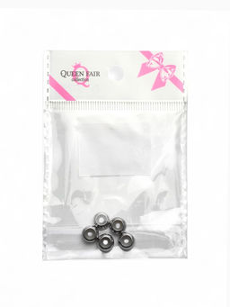 Цена за 5 шт. Шарм разделитель для бусин Стоппер, цвет серебро