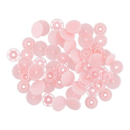 Кнопка Micron POM-15 Кнопки пластиковые пластик d 15 мм 15 шт. № 004 розовый