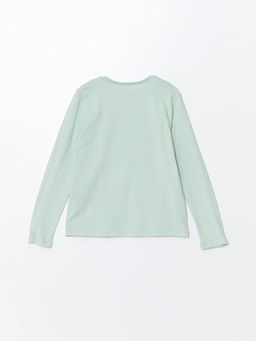 Bisiklet Yaka K?z ?ocuk Ti??rt - Waikiki фото 2