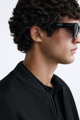 FAUX SUEDE BOMBER JACKET - Zara фото 16