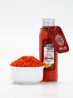 Цена за 2 шт. Жемчуг для ванны во флаконе, 85 г, аромат пряный глинтвейн, URAL LAB