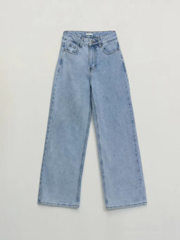 Джинсы wide leg с высокой посадкой / Zarina  фото 8