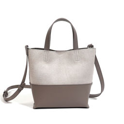 Женская сумка, замша/кожа, MIRONPAN 521215 Светло-серый