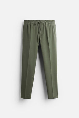 COMFORT FIT JOGGER WAIST TROUSERS - Zara фото 33