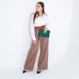 Сумка-клатч на молнии, цвет зелёный - Simaland фото 7