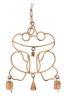 Колокольчик подвесной антик Лягушка № Кл59