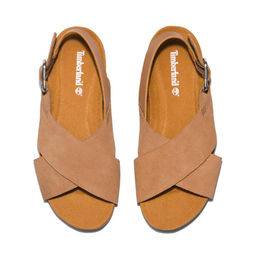 Сандалии Timberland Malibu Waves Sandal Cross Strap бежевые  фото 9