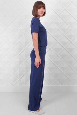 Арт. 10801/1 Пижама с брюками 44-52 (5 шт) Цвет:верх-индиго, низ-индиго - Калинка фото 6
