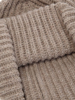 Шапка муж. шерсть+акр LB-A53125 taupe/d.grey - Labbra фото 5