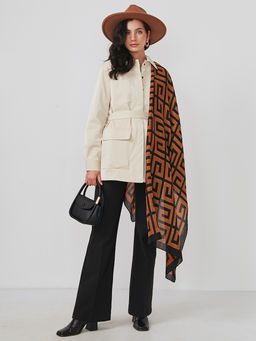 Большой, мягкий, тонкий и очень нежный двусторонний палантин - Tantino фото 3