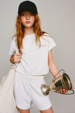 FLOWING SLOGAN T-SHIRT - Zara фото 7