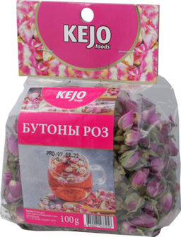 KejoFoods. Herbal Collection. Бутоны роз 100 гр. мягкая упаковка (Уцененная)