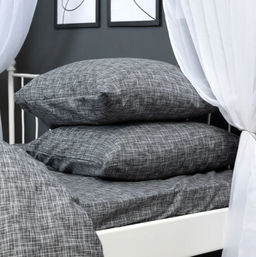 Пододеяльник 1,5-спальный, бязь Комфорт (Контур, темно-серый) - Ивановотекстиль фото 6