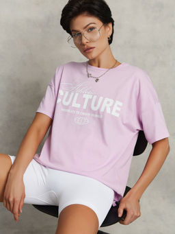 Базовая футболка свободного силуэта с брендингом CULTURE - Eazyway фото 4