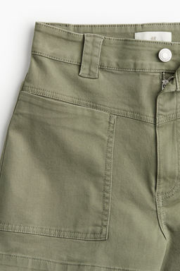 Pantalon corto de sarga estilo cargo - H&m фото 6