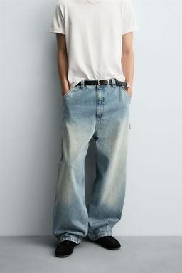 WIDE BAGGY FIT JEANS - Zara фото 2