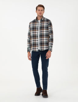 Kahverengi Comfort Fit Oduncu G_mlek