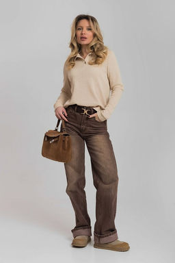 Лонгслив М325289е бежевый - Елена фото 6