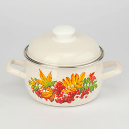 ЭМ_Кастрюля 5,0л сф. "Рябина" ст/кр арт С-4216АП2/4Жм (092409)