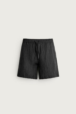 BERMUDA RELAXED FIT RELIEVE / Negro - Zara фото 5