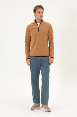 Erkek Kahverengi Basic Sweatshirt Sepette S_rpriz _ndirim - U.s. polo assn фото 4