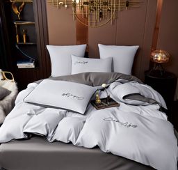 КПБ Candies однотонный с вышивкой CANOV027 2 спальный