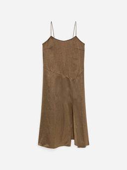 Vestido lencero de sat?n