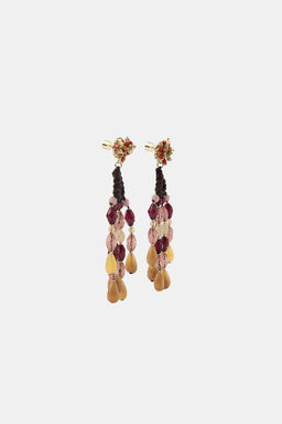 PENDIENTES CROCHET ABALORIOS / Multicolor - Zara фото 3