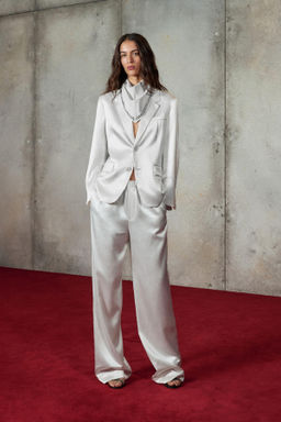 SATIN TROUSERS LUDOVIC DE SAINT SERNIN x ZARA