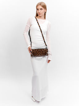 LACCOMA клатч Y2216-леопард лак натуральная кожа полиэстер фото 2