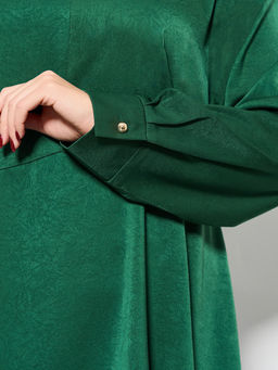 Блузка 0123-8а тёмно-зелёный - Aquarell фото 11