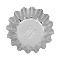 Цена за 20 шт. Форма для выпечки кекса, d=8.3 см, жесть, серебристая